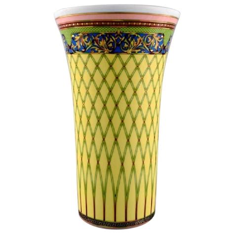 rosenthal versace russian dream vase|Versace gold vase.